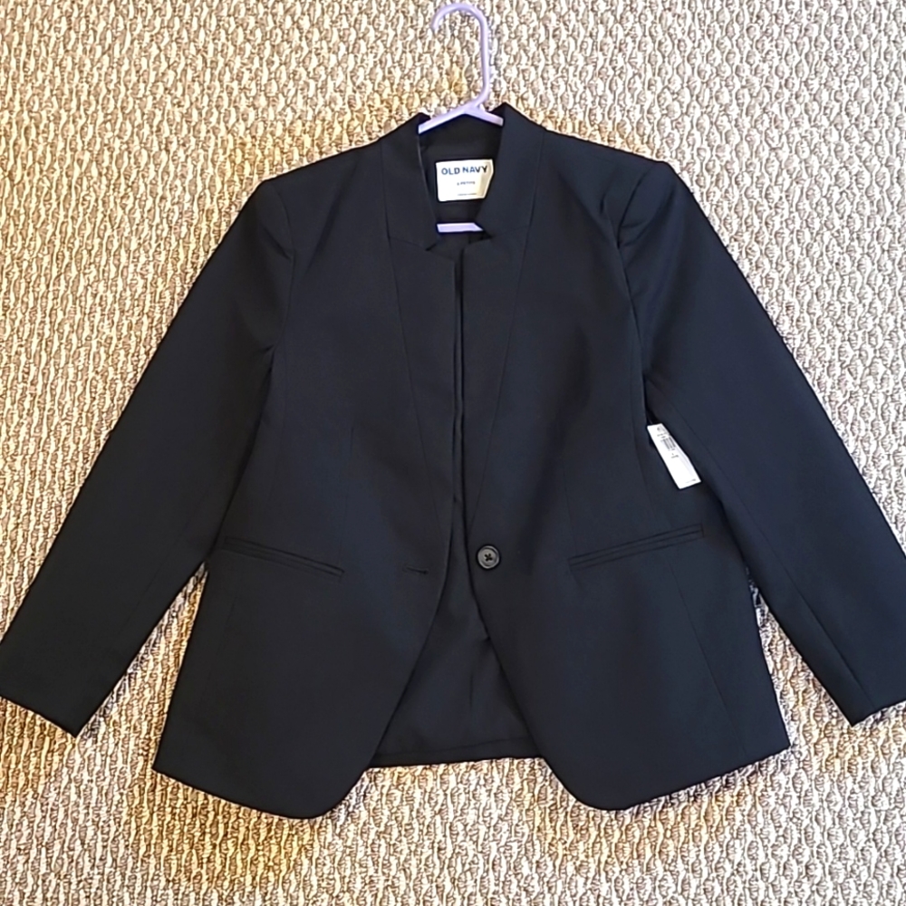 Old navy women's petite small single button blazer